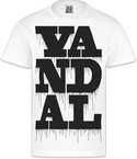 VANDAL WEAR - VANDAL T-SHIRT WHITE & BLACK