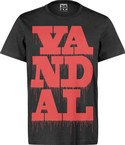 VANDAL WEAR - VANDAL T-SHIRT BLACK & RED
